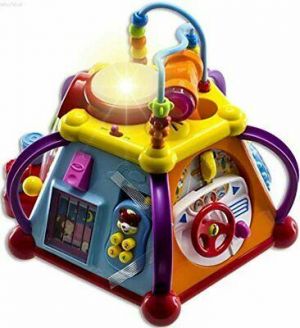 Alma shop צעצועים ותחביבים Educational Kids Toddler Baby Toy Musical Activity Cube Play Center