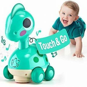 Alma shop צעצועים ותחביבים Baby Toys 6 to 12 Months Touch & Go Music Light Baby Crawling Toys