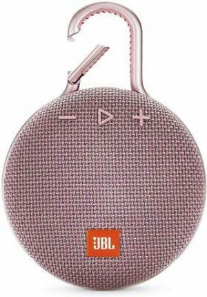 Alma shop אודיו אלחוטי וסטרימינג JBL Clip 3 Portable Waterproof Wireless Bluetooth Speaker - Pink