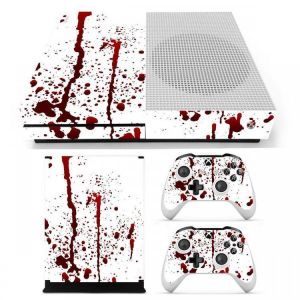 Bloody Skin Decals Stickers Cover for Xbox One S Game Console &amp; 2 Controllers