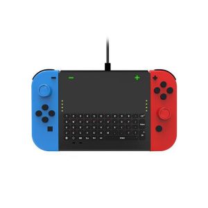 Alma shop ציוד לגיימרים Dobe TNS-1702 2.4G Wireless Keyboard with Joy-con Holder for Nintendo Switch Game Console