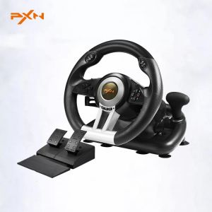 Alma shop ציוד לגיימרים Gaming Racing Wheel Volante PC Steering Wheel Racing Game PXN V3IIB180° for PS3/PS4/Xbox One/Nintendo Switc/Xbox Series X/S