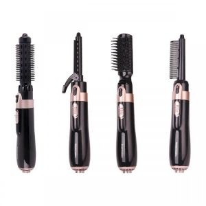 Multifunction 4 In 1 Hair Dryer Comb Rotating Hair Brush Curler and Straightener for Home Salon Curling Iron Wand Styling Tools